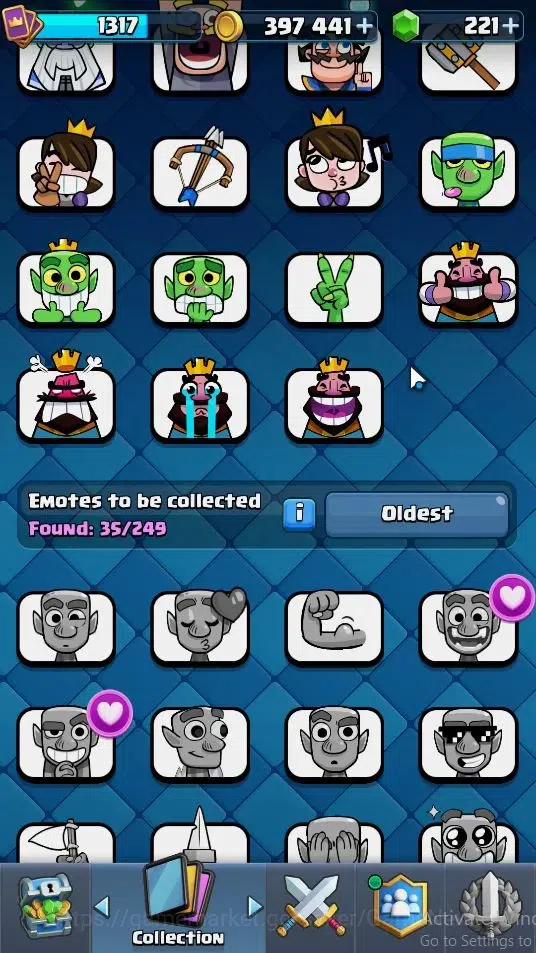 Clash Royale Accounts Lvl 1317|KTL 13|Trophy 7853|Card 120|4 Hero 8 EVO image 9
