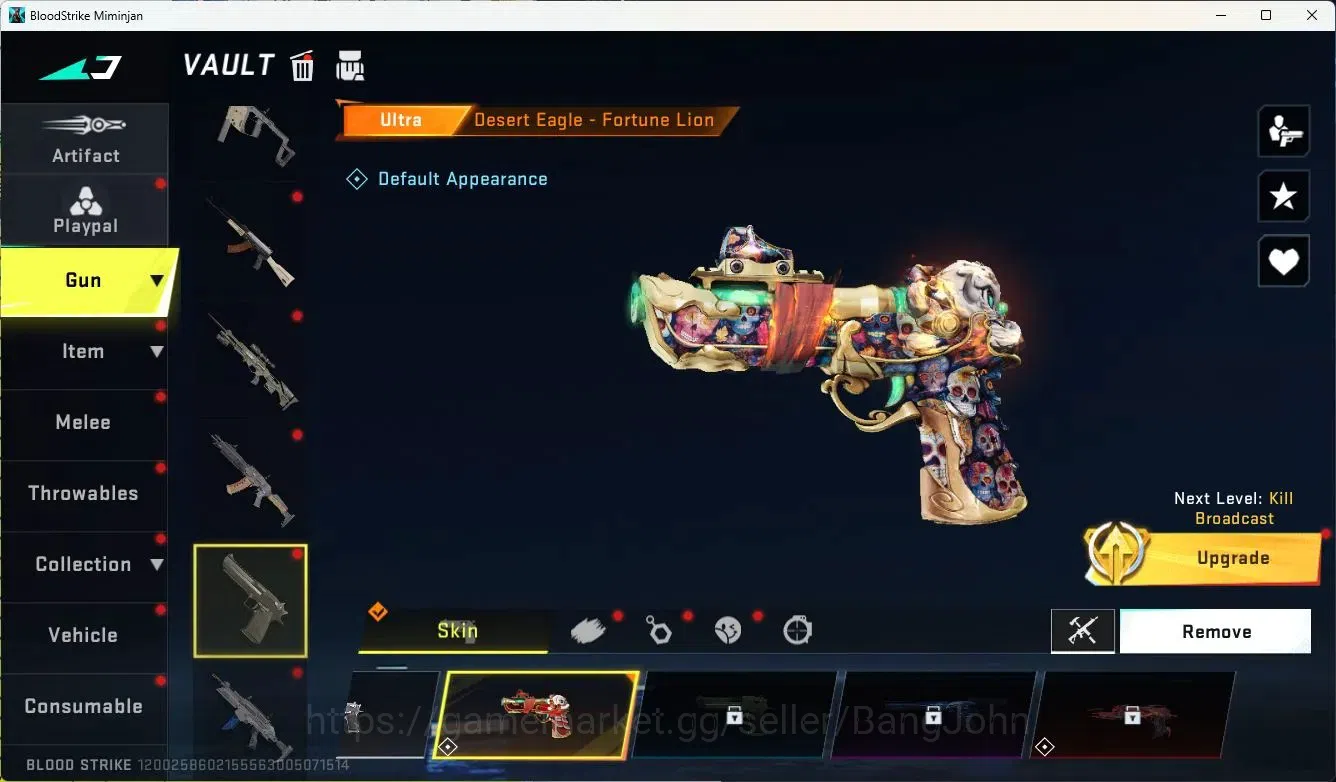 Blood Strike Accounts ASIA |ETHERNAL=vector(LVL2),UMP45|COLLAB=AK47,KAR9 image 16