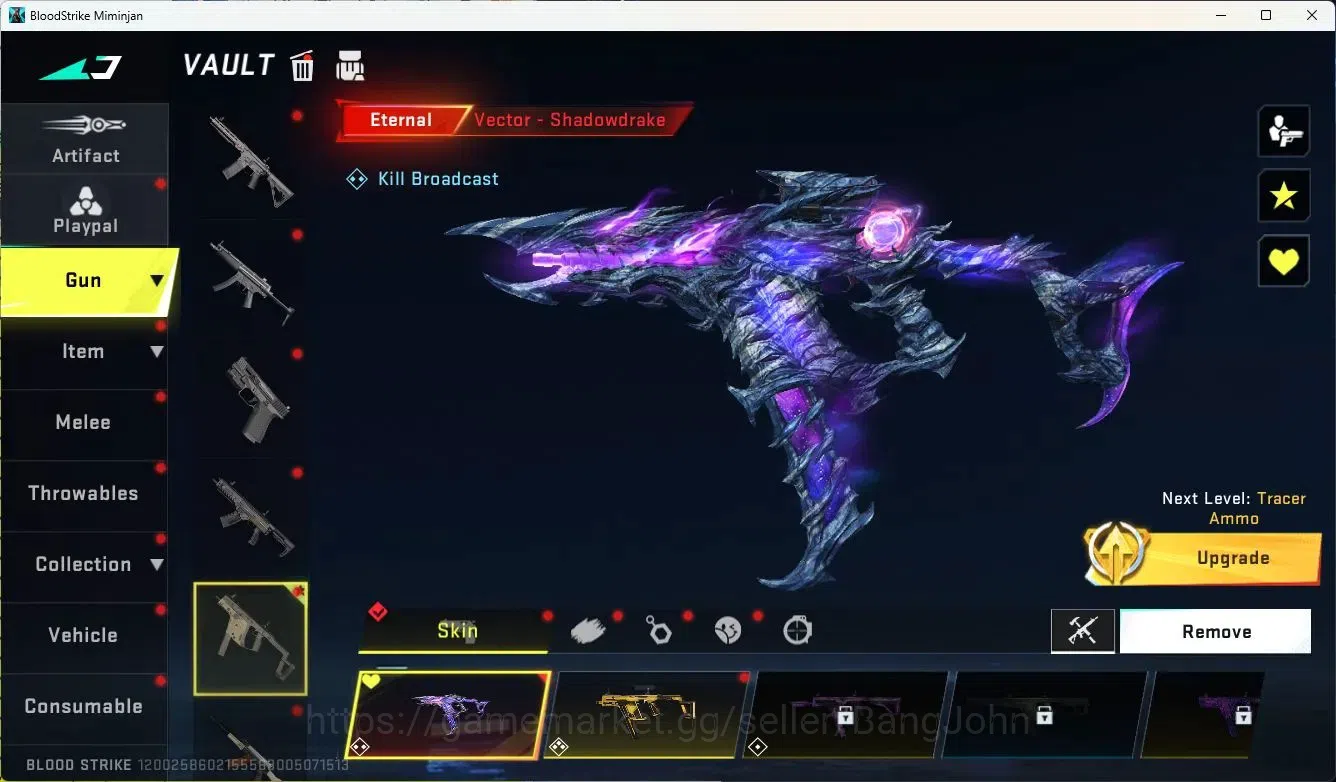 Blood Strike Accounts ASIA |ETHERNAL=vector(LVL2),UMP45|COLLAB=AK47,KAR9 image 17