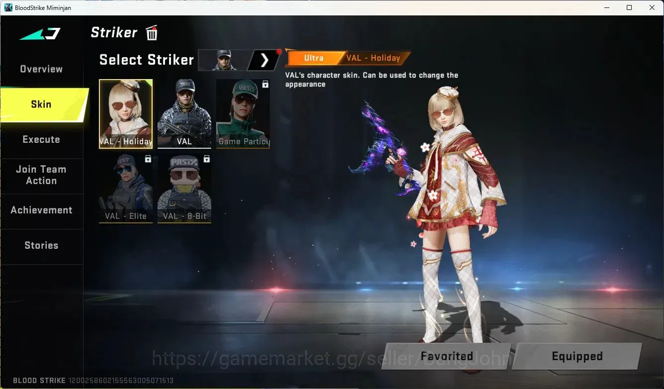 Blood Strike Accounts ASIA |ETHERNAL=vector(LVL2),UMP45|COLLAB=AK47,KAR9 image 20