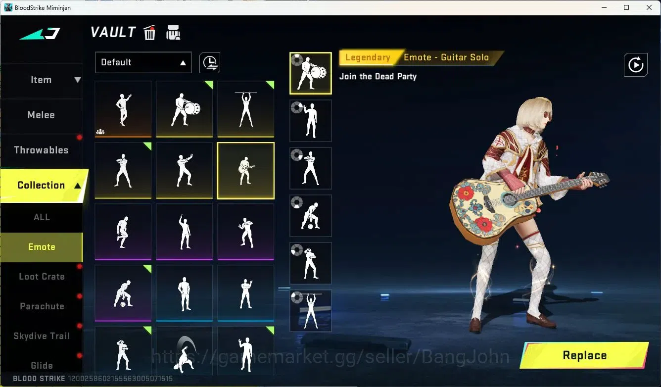 Blood Strike Accounts ASIA |ETHERNAL=vector(LVL2),UMP45|COLLAB=AK47,KAR9 image 3