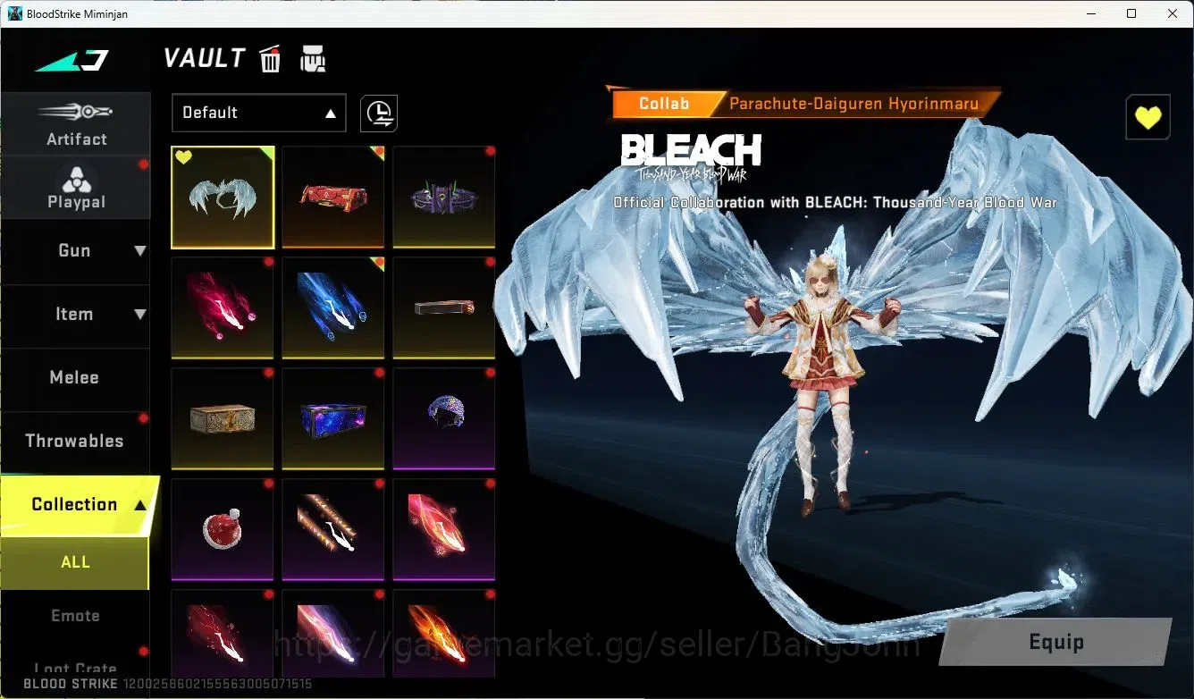Blood Strike Accounts ASIA |ETHERNAL=vector(LVL2),UMP45|COLLAB=AK47,KAR9 image 4