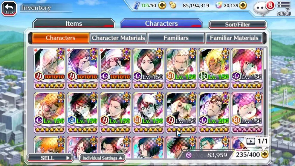 Bleach: Brave Souls Accounts [GLOBAL]20K Orbs+Fresh All Story|Lv200(Renewd Byak image 10