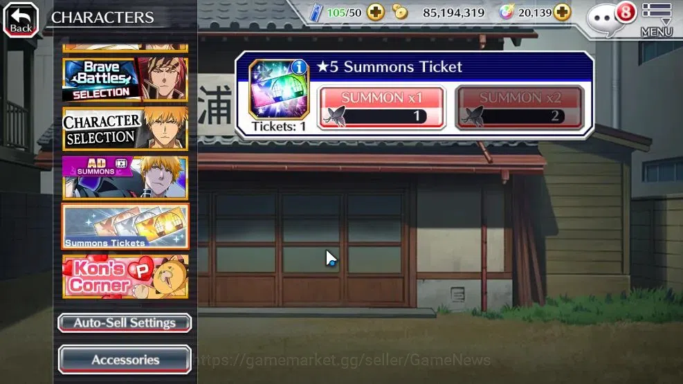 Bleach: Brave Souls Accounts [GLOBAL]20K Orbs+Fresh All Story|Lv200(Renewd Byak image 19