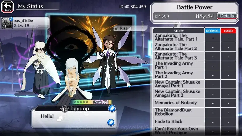 Bleach: Brave Souls Accounts [GLOBAL]20K Orbs+Fresh All Story|Lv200(Renewd Byak image 6