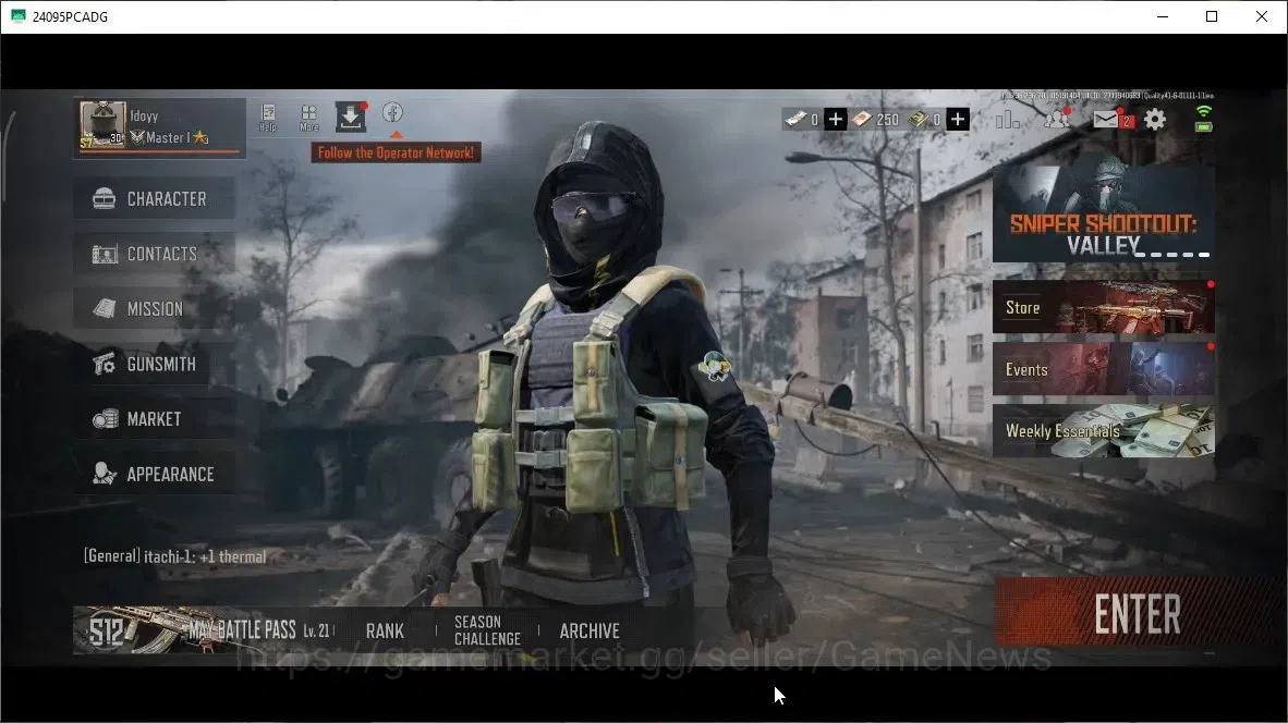 Arena Breakout Accounts MOBILE|Lv30|SV 41M|CV 14M|SS AKM,Glacial AK-74N,DS image 1