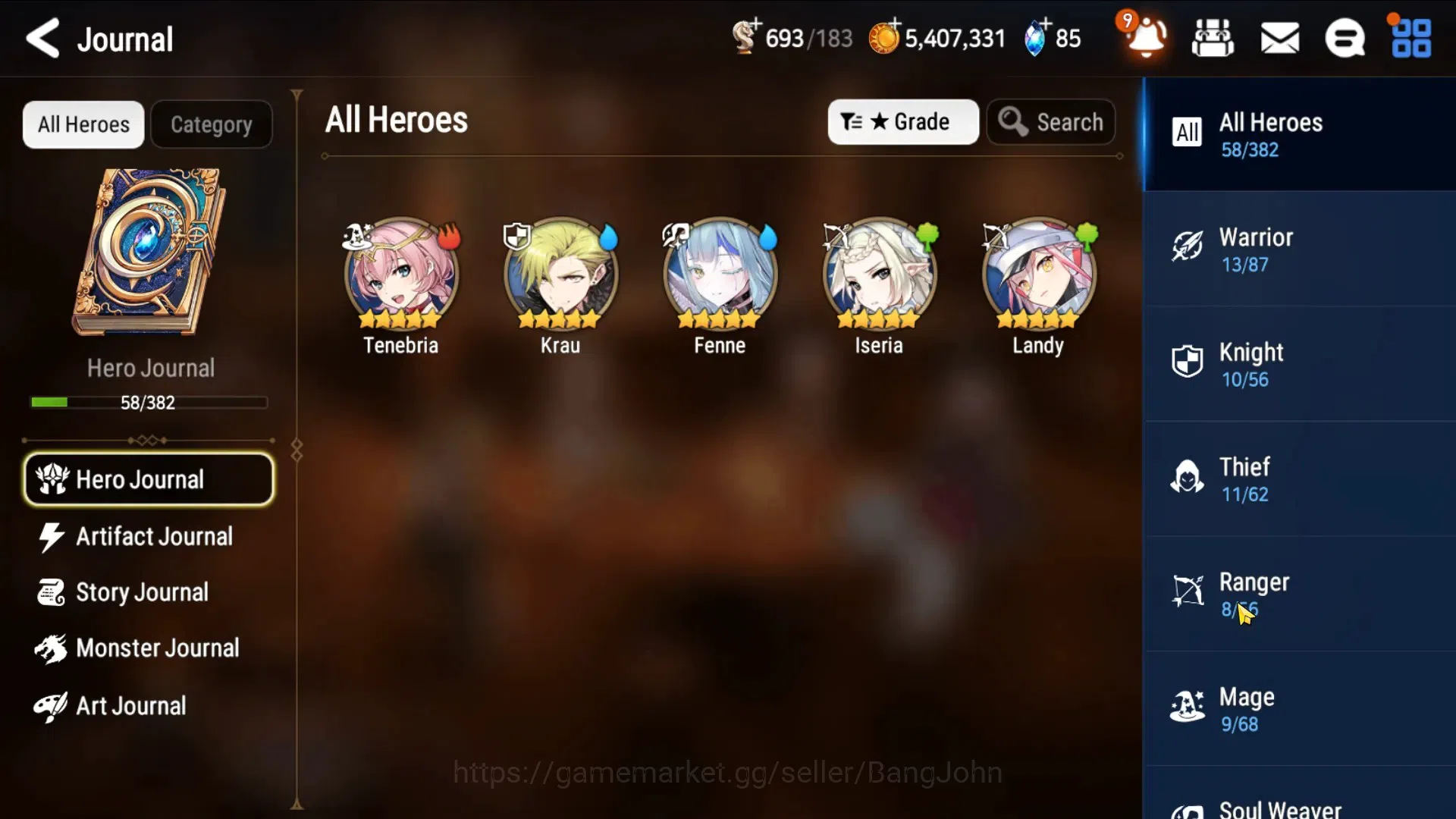 Epic Seven Accounts Global Unverif | Fresh Starter|2 ML (Rhianna & Luc image 14