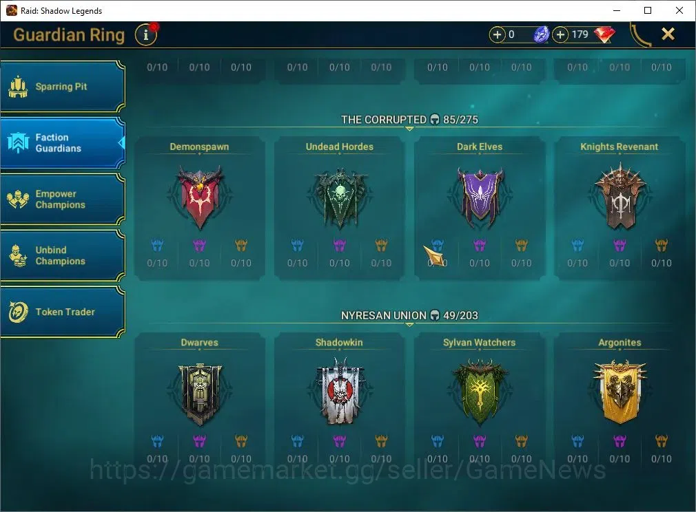 Raid: Shadow Legends Accounts Mid-Game Lv 44|815K Power|20 11