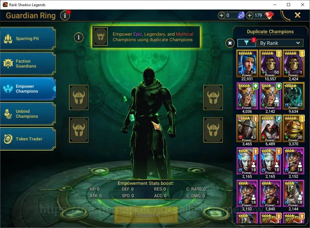 Raid: Shadow Legends Accounts Mid-Game Lv 44|815K Power|20 12