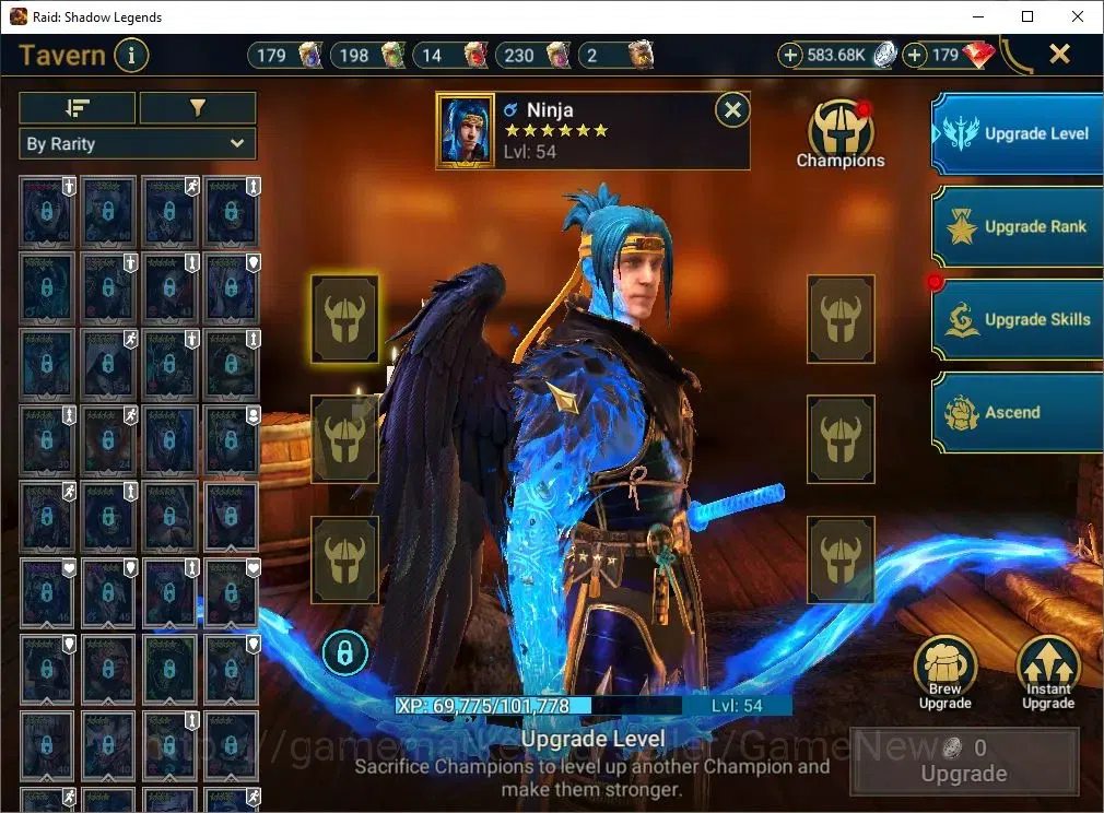 Raid: Shadow Legends Accounts Mid-Game Lv 44|815K Power|20 15