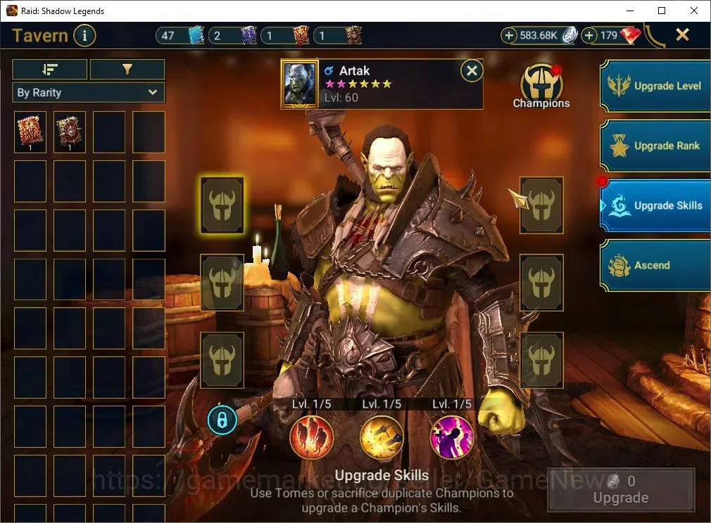 Raid: Shadow Legends Accounts Mid-Game Lv 44|815K Power|20 18