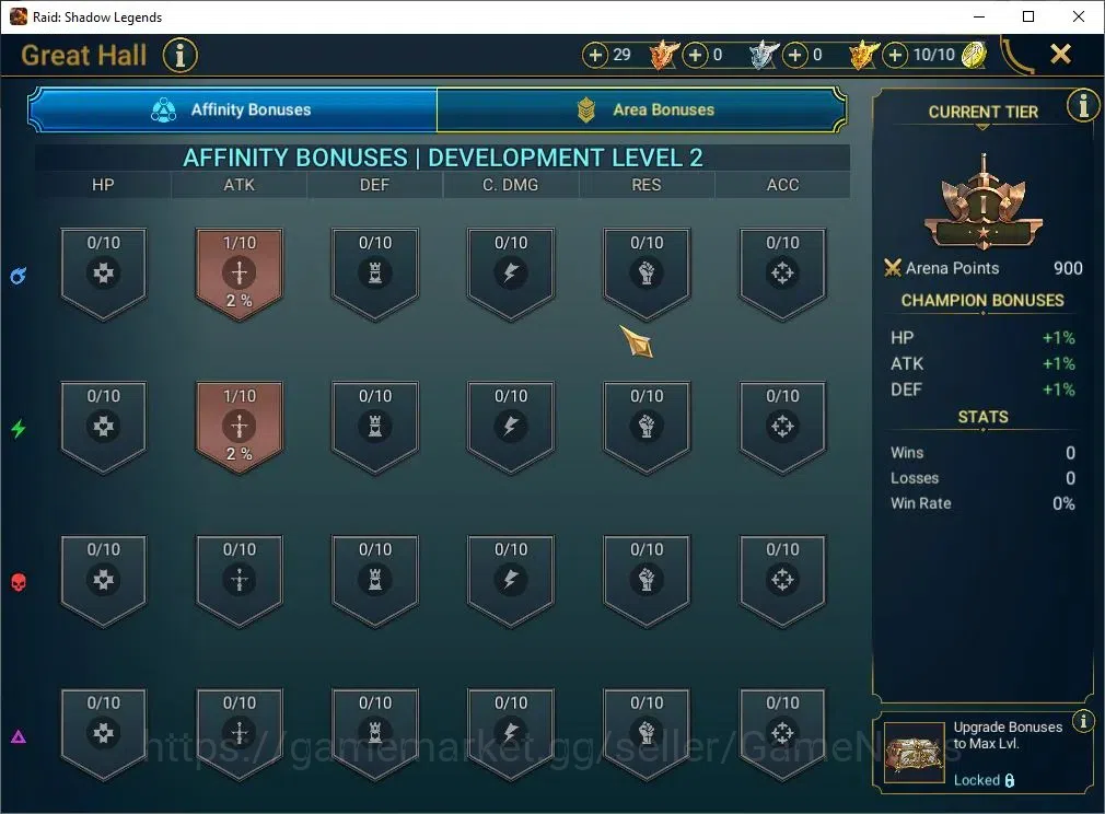 Raid: Shadow Legends Accounts Mid-Game Lv 44|815K Power|20 20