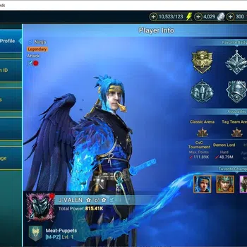 Raid: Shadow Legends Accounts Mid-Game Lv 44|815K Power|20