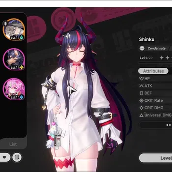 Neverness to Everness Accounts Global EU|HL 3|3 S Class|1 Limited (Shinku) + (Jiuyuan,Baicang)+2 Selector ON|Overcast