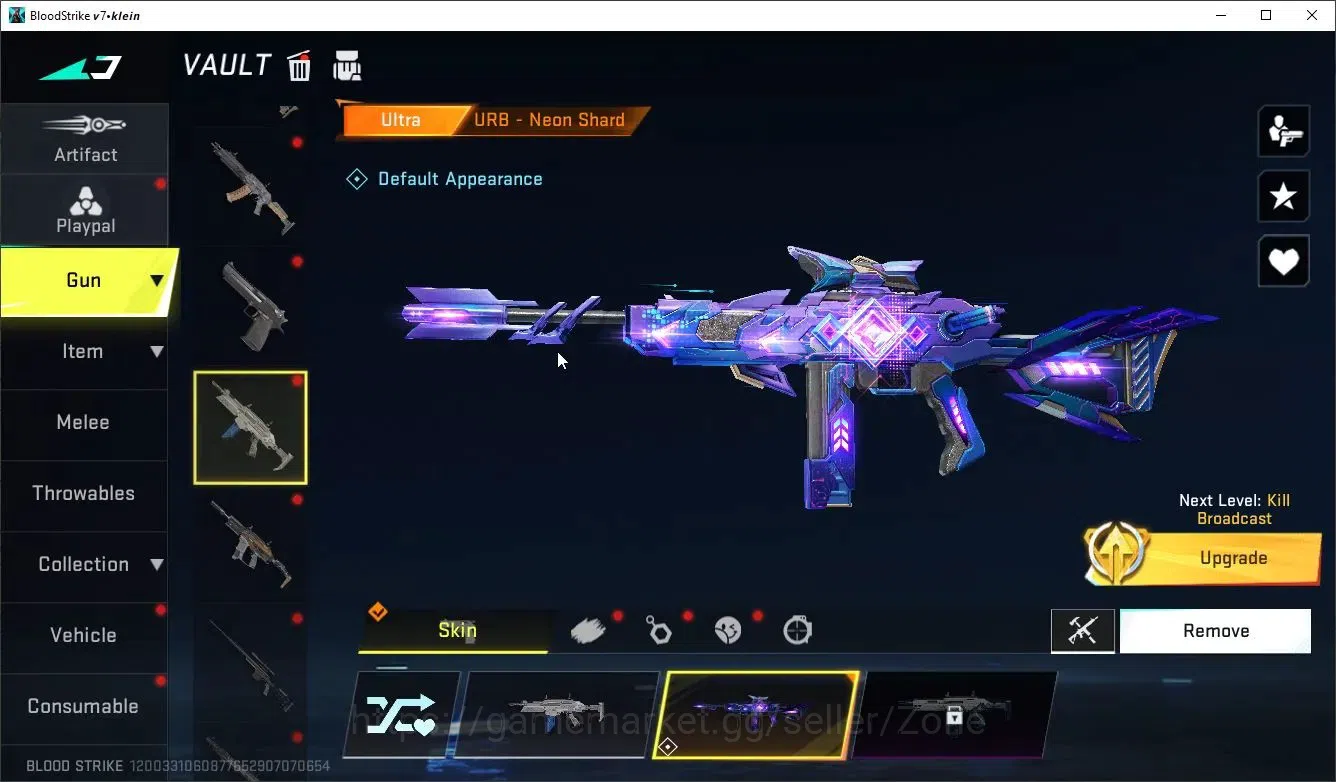 Blood Strike Accounts Unknown|EVO: M1887 Destroyer | 1 Enzo | 2 Ultra Gu image 7