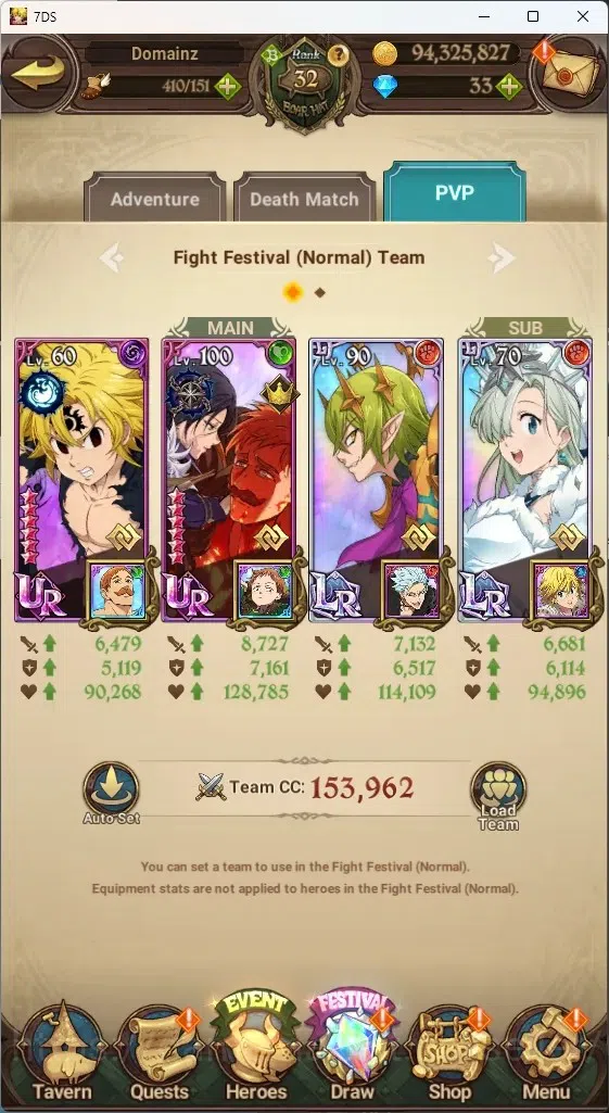 The Seven Deadly Sins: Grand Cross Accounts GLOBAL|2M CC|10 LS,33 Dm+Collab ReZERO|2 LR+5 UR|H image 10