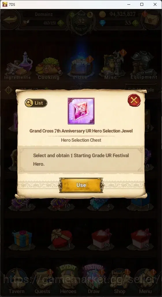 The Seven Deadly Sins: Grand Cross Accounts GLOBAL|2M CC|10 LS,33 Dm+Collab ReZERO|2 LR+5 UR|H image 17