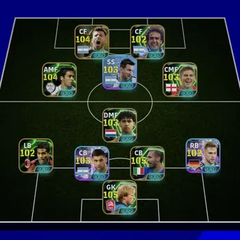 eFootball Accounts Legends & Iconic Players EFOOTBALL 2026 | EPIC G CHILEINI,G BATISTUTA,ROMERO,S GERARD,RAUL,H