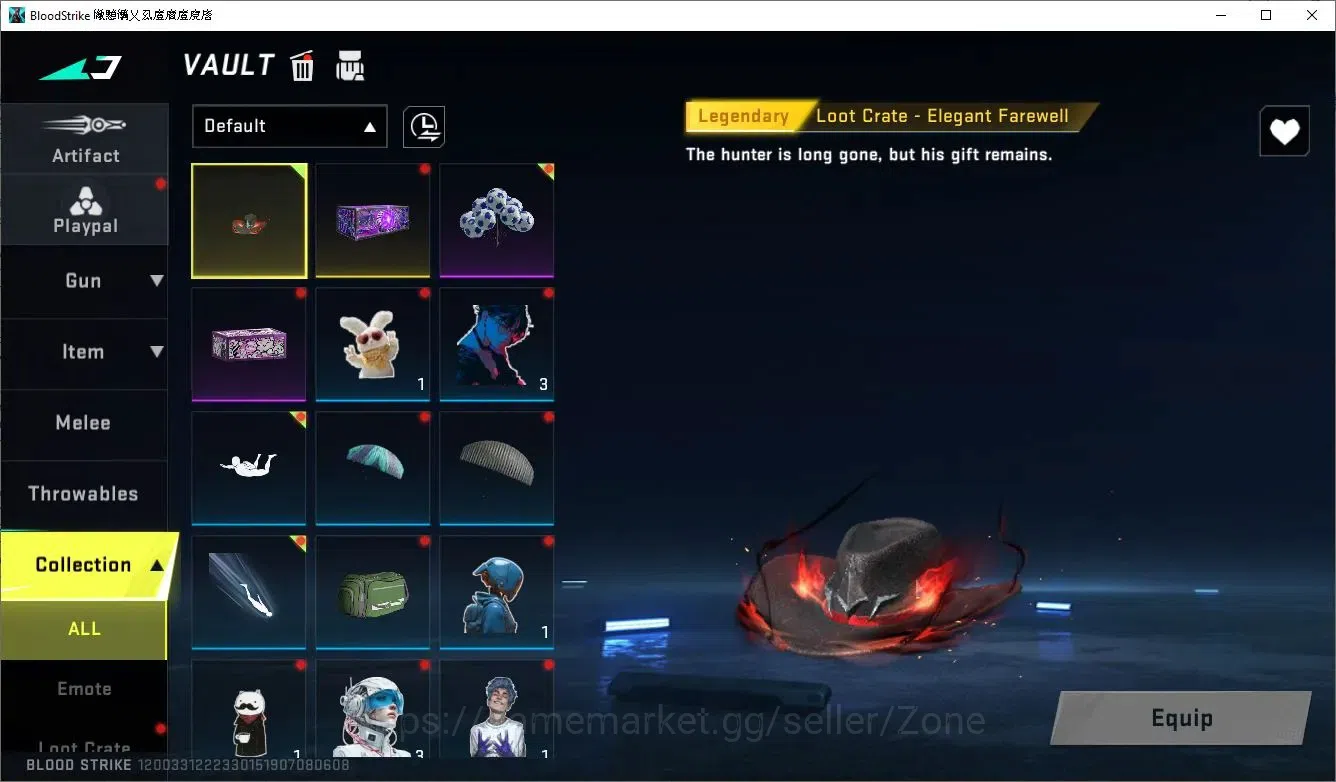 Blood Strike Accounts Collab Skin asia|Eternal Kala-Whisper Lv2 | BLEACH Byakuya Kuchiki + ONE PUNCH MAN Mumen Rider | 1 10