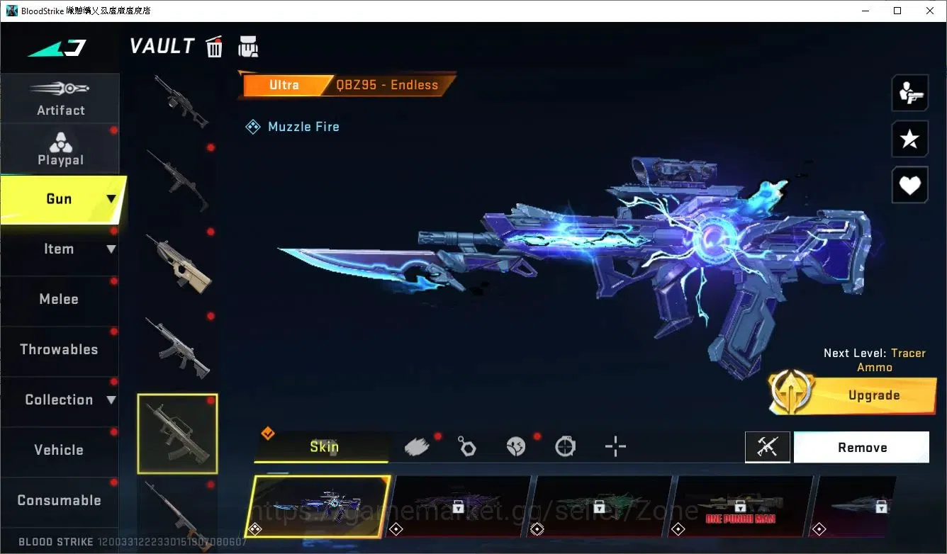 Blood Strike Accounts Collab Skin asia|Eternal Kala-Whisper Lv2 | BLEACH Byakuya Kuchiki + ONE PUNCH MAN Mumen Rider | 1 6