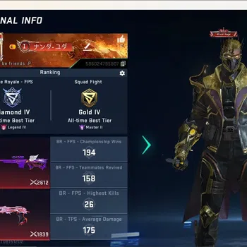 Blood Strike Accounts Collab Skin ASIA|Evo:Fal-Evolved|Eternal Gun:DesertEagle|4 Collab Gun [7DS&AOT]|Limited