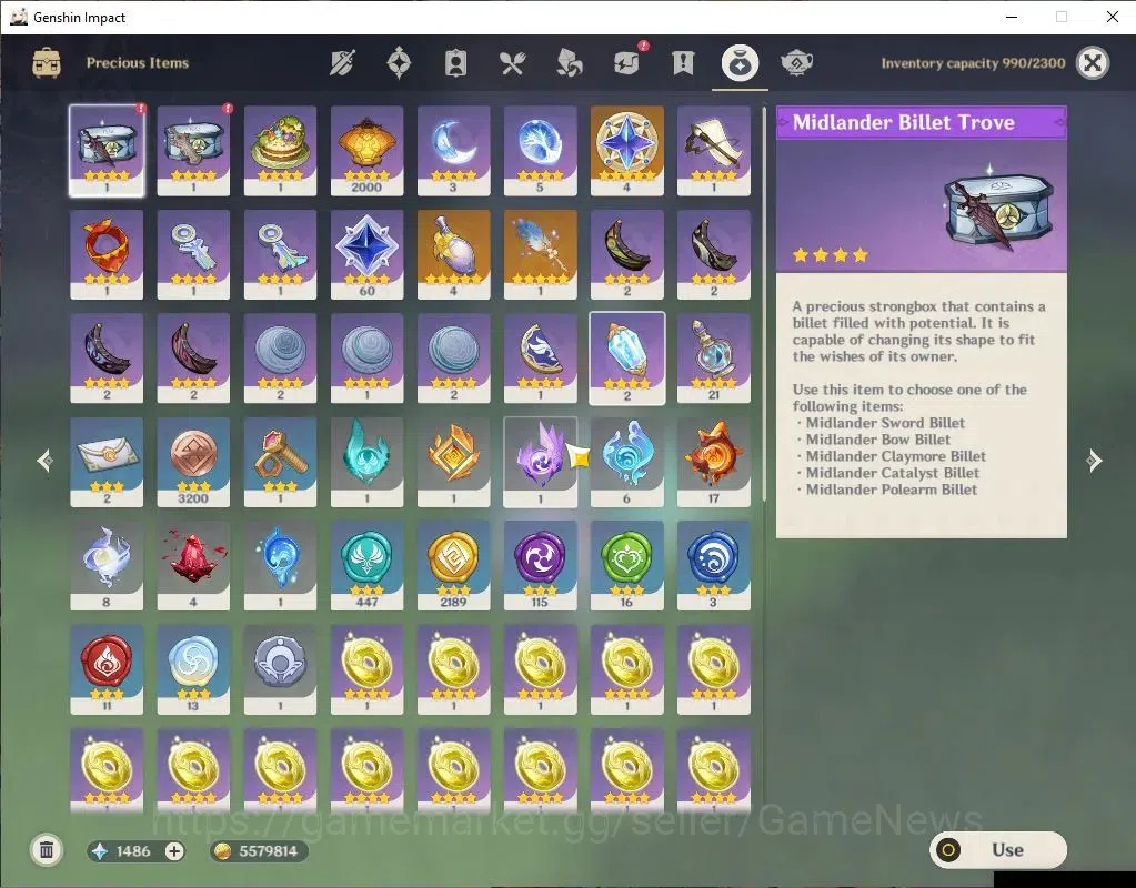 Genshin Impact Accounts ASIA|AR58|PremTeam Skirk|9 Limit+8(*5WeP)|(Neuvile image 12