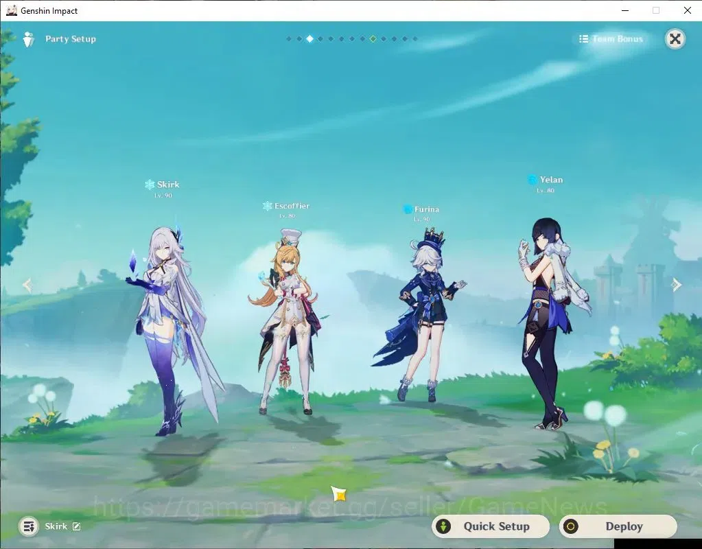 Genshin Impact Accounts ASIA|AR58|PremTeam Skirk|9 Limit+8(*5WeP)|(Neuvile image 13