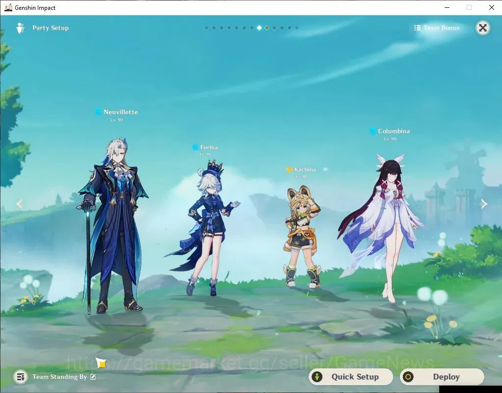 Genshin Impact Accounts ASIA|AR58|PremTeam Skirk|9 Limit+8(*5WeP)|(Neuvile image 14