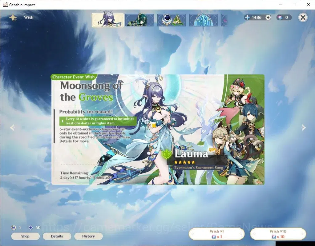 Genshin Impact Accounts ASIA|AR58|PremTeam Skirk|9 Limit+8(*5WeP)|(Neuvile image 16
