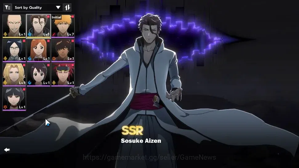 BLEACH: Soul Resonance Accounts Crunchyroll NA |Fresh Starter LV 3|2 SSR Sosuke Ai image 1