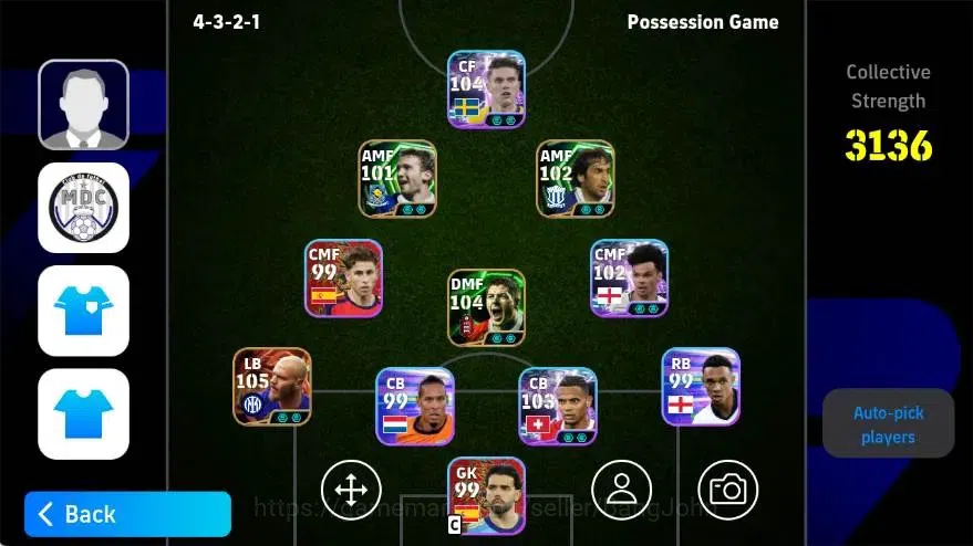 eFootball Accounts High-End Mobile|PW 3136|Federico Dimarco BigT,Steven Gerrard Epic,Viktor Gyökeres ShowT|2026|Check SS 1
