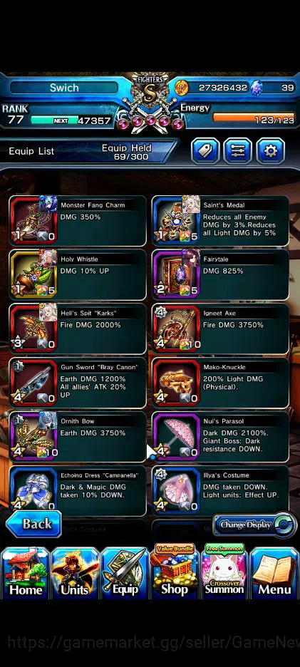 Grand Summoners Accounts Global|Rank 77|16 Ascend|InumutaTW,EmiyaTW,Summer  image 7