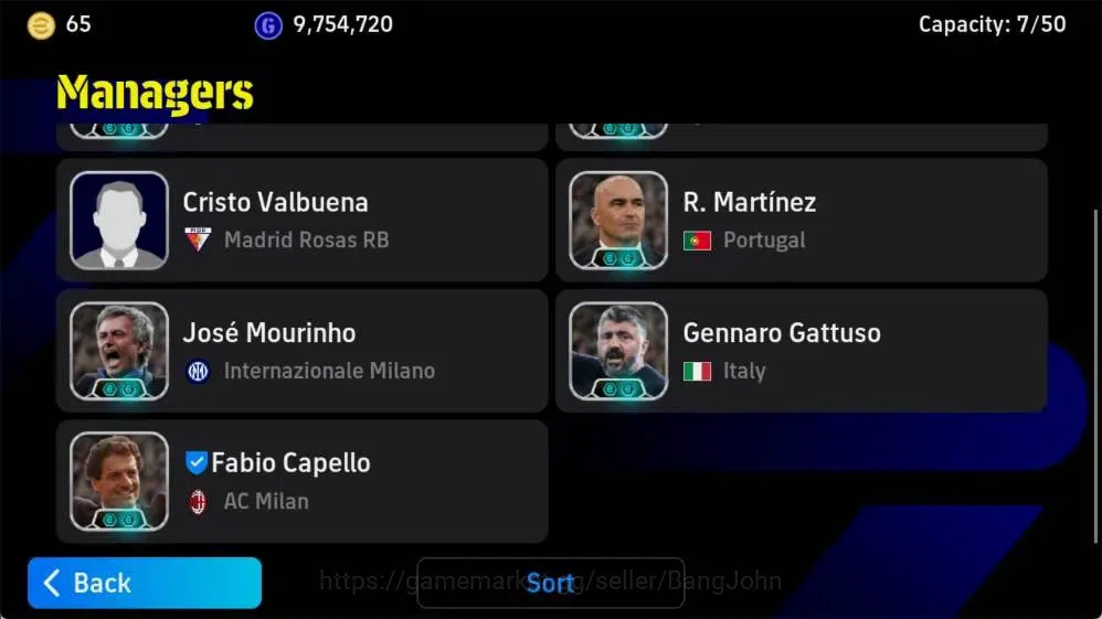 eFootball Accounts Mobile|PW 3152|Javier Zanetti Epic,Dean Huijsen Sh image 3