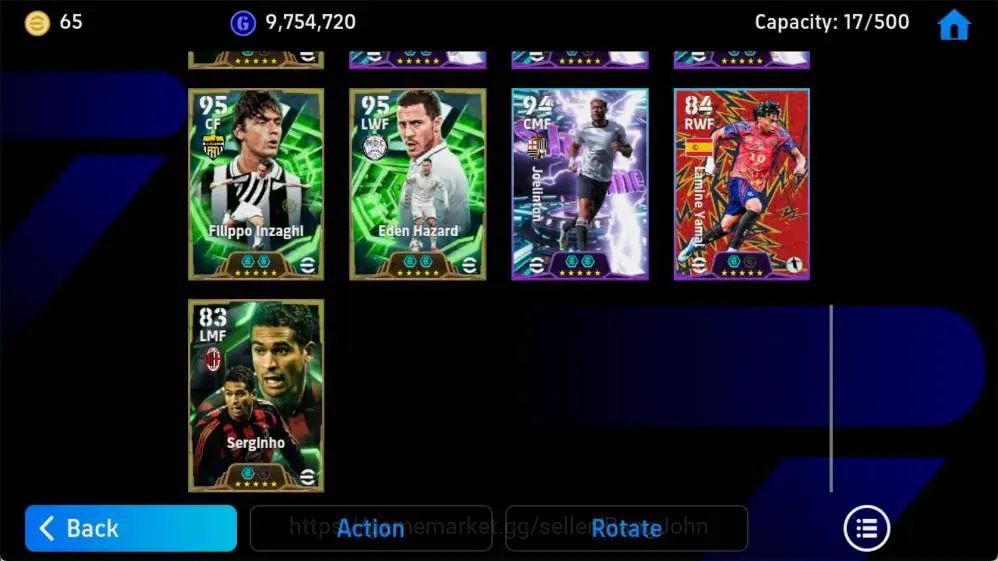 eFootball Accounts Mobile|PW 3152|Javier Zanetti Epic,Dean Huijsen Sh image 6
