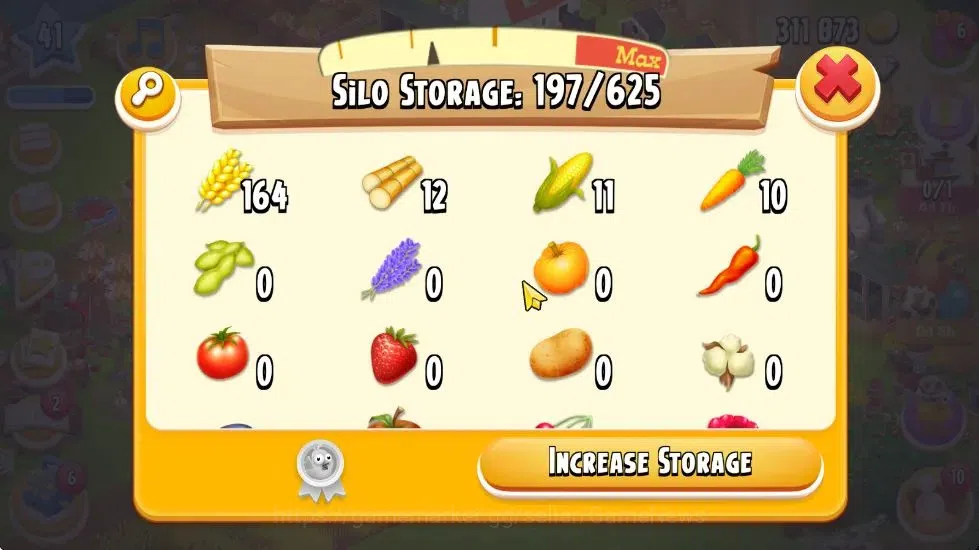 Hay Day Accounts Level 41 | Barn Storage 1050 + Silo Storage 625 |  image 13