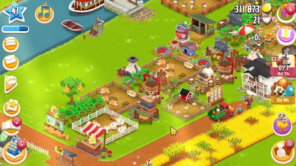 Hay Day Accounts Level 41 | Barn Storage 1050 + Silo Storage 625 |  image 2
