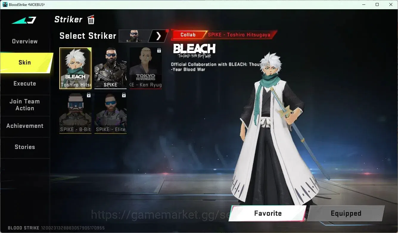 Blood Strike Accounts ASIA | 4 Collab Skins | 1 Eternal Skins | 3 Limite image 1