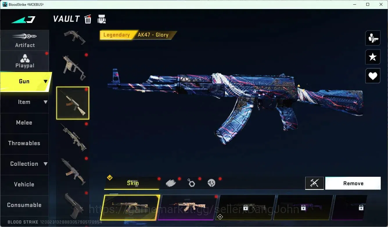Blood Strike Accounts ASIA | 4 Collab Skins | 1 Eternal Skins | 3 Limite image 17