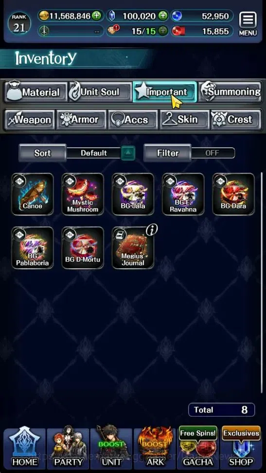 Last Cloudia Accounts GLOBAL|Rank 21|100K Crystal|Top Tier Unit [Ascende image 11