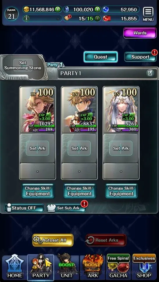 Last Cloudia Accounts GLOBAL|Rank 21|100K Crystal|Top Tier Unit [Ascende image 5