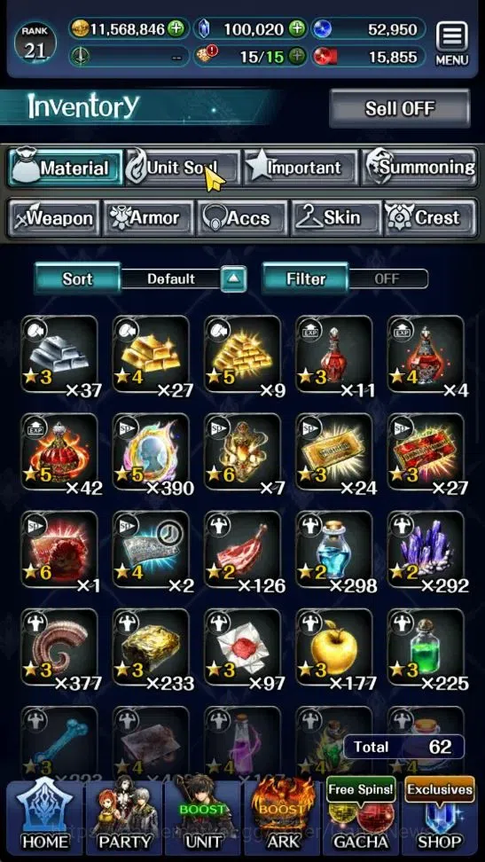 Last Cloudia Accounts GLOBAL|Rank 21|100K Crystal|Top Tier Unit [Ascende image 9