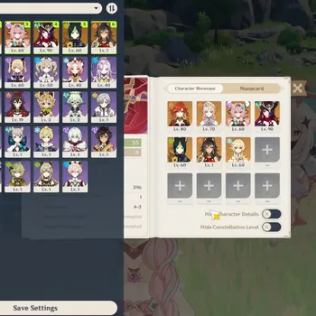 Genshin Impact Accounts Others Asia|AR 55|Rate On|4 Limited + 3(*5 Weapon)|Mavuika+Sign,Nicole,Varesa,Chasca|Reuni On|Female