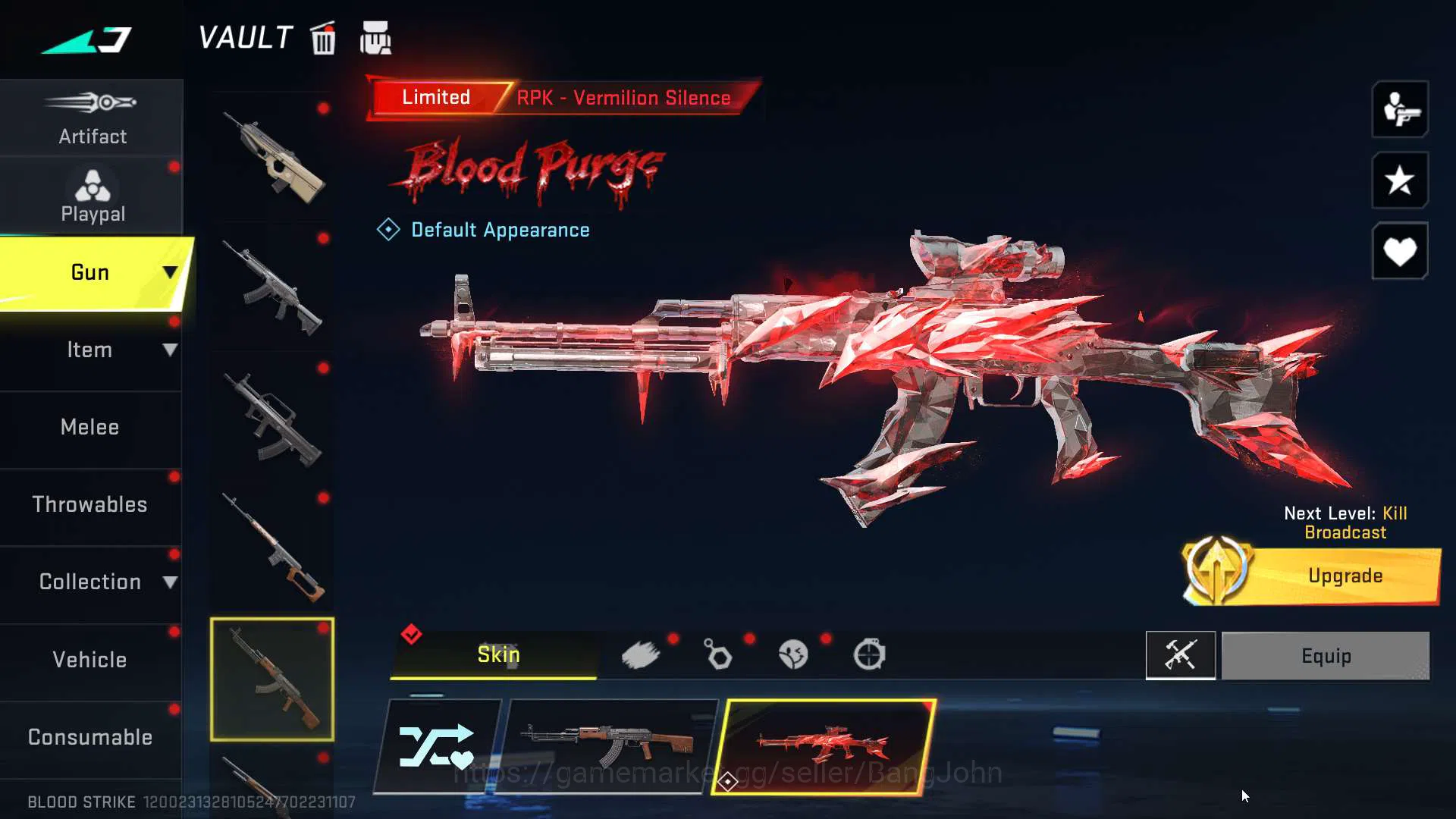 Blood Strike Accounts ASIA | Mele Legendary Katana | Ultra Zero (Zero ka image 10