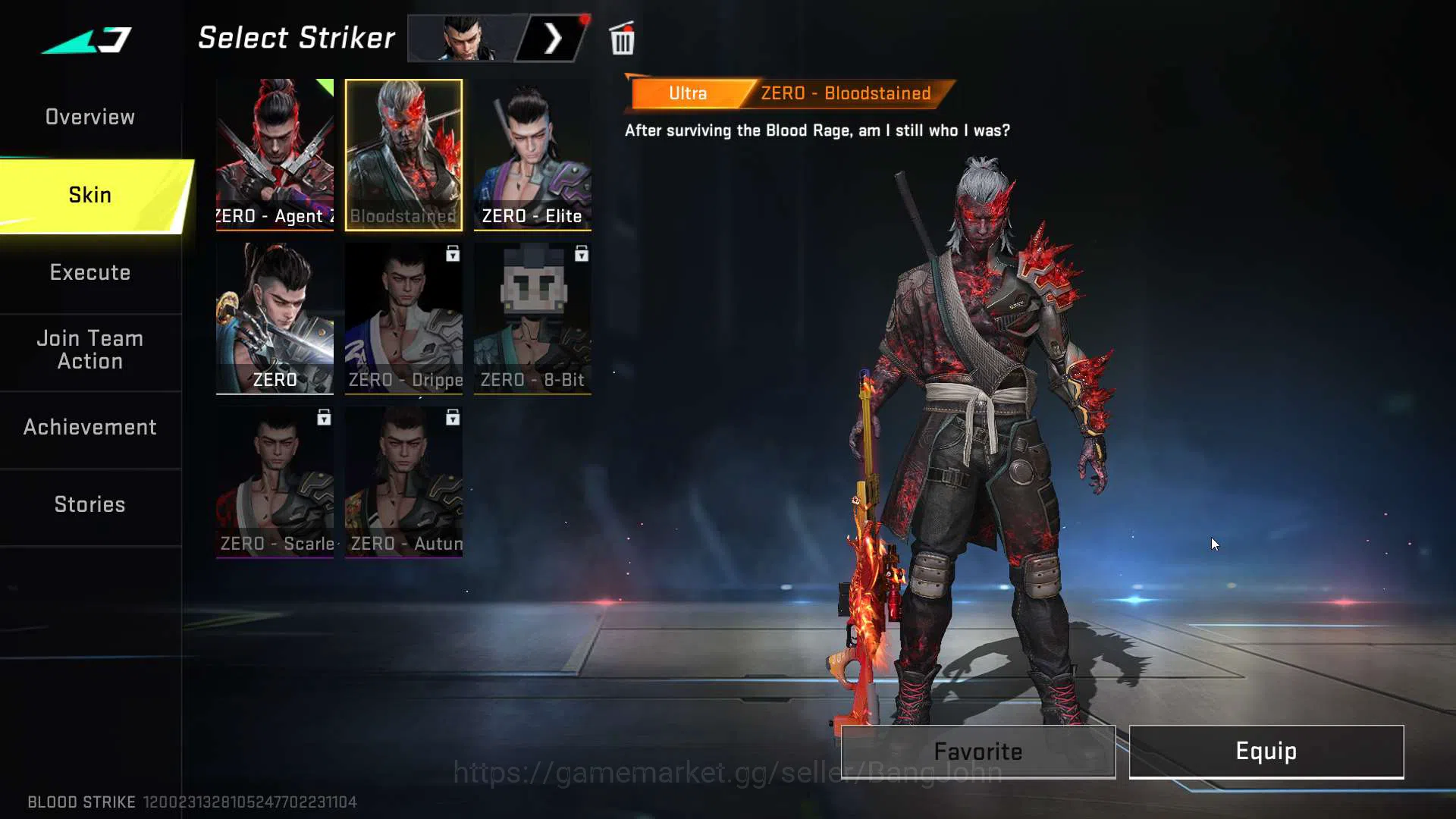Blood Strike Accounts ASIA | Mele Legendary Katana | Ultra Zero (Zero ka image 2