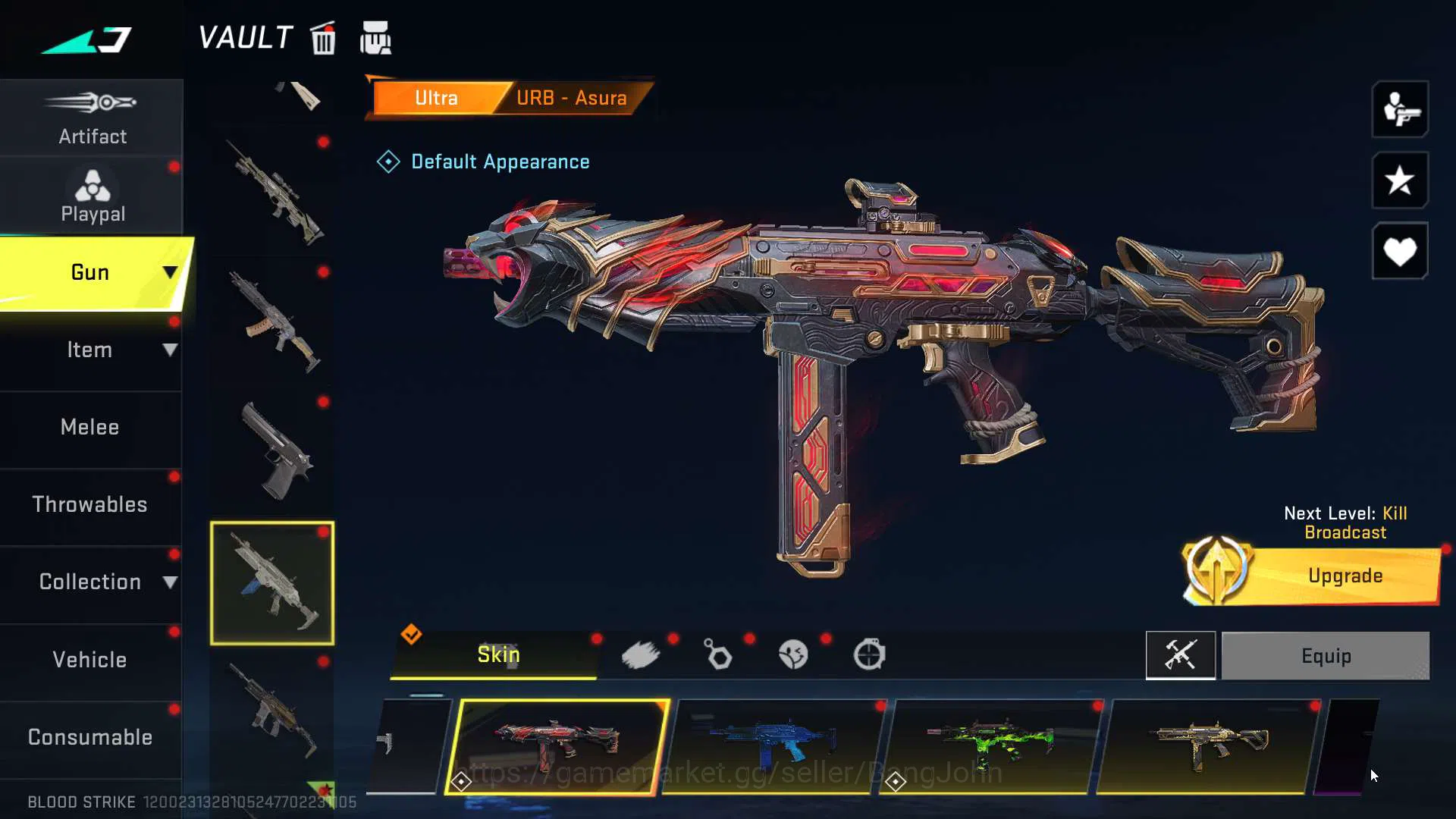 Blood Strike Accounts ASIA | Mele Legendary Katana | Ultra Zero (Zero ka image 6
