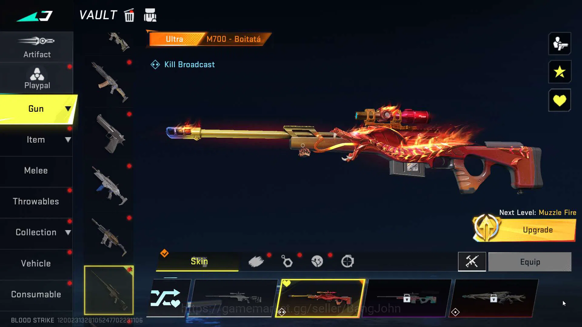 Blood Strike Accounts ASIA | Mele Legendary Katana | Ultra Zero (Zero ka image 7