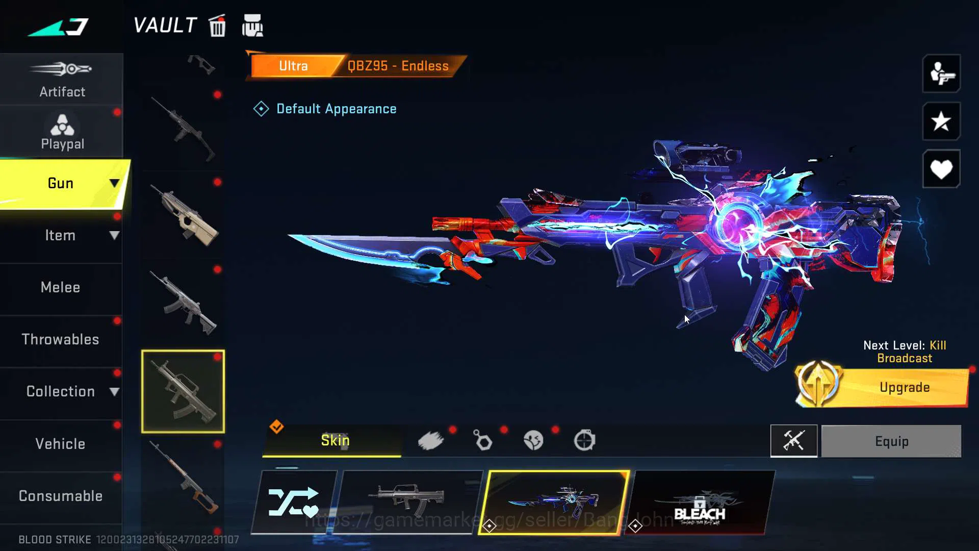 Blood Strike Accounts ASIA | Mele Legendary Katana | Ultra Zero (Zero ka image 9
