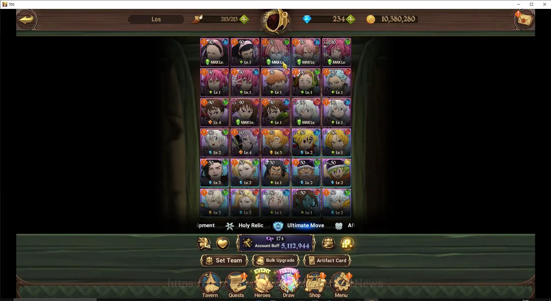 The Seven Deadly Sins: Grand Cross Accounts ASIA|5,1M CC|234 DM|8 LR+10 UR+Colab ReZero|NMeli5 image 10