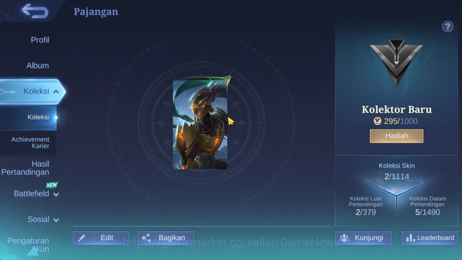 Magic Chess: Go Go Accounts High Mythic 73|Bonus MLBB|27 Commander 4 Max(Kagura,Harley,Wanwan,Ling)|8 Skin|2 Special,4 14