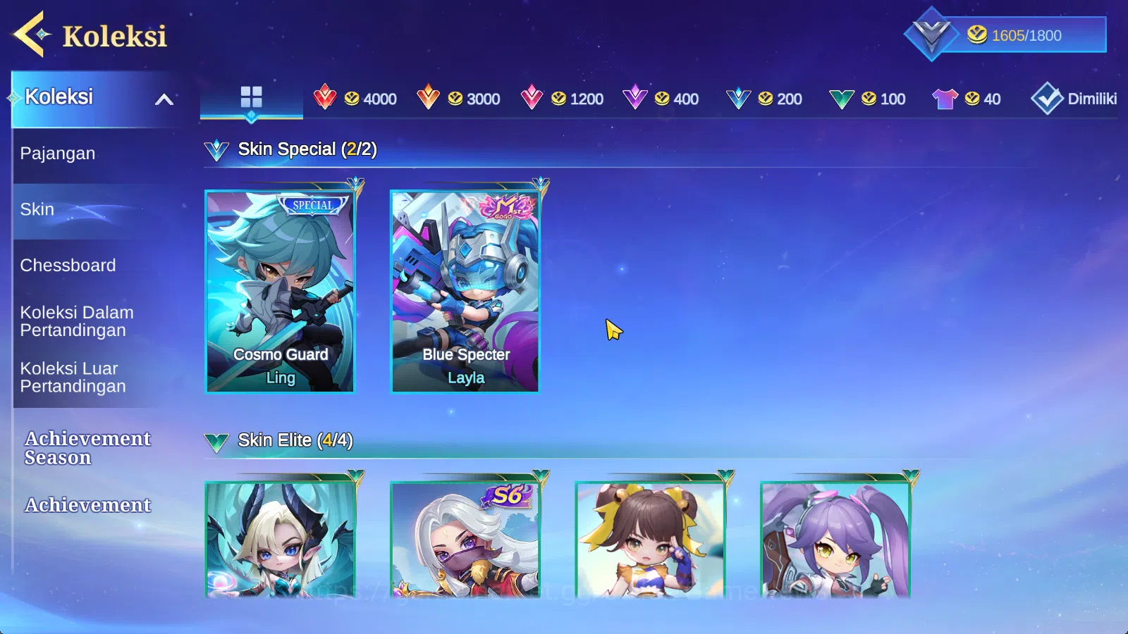Magic Chess: Go Go Accounts High Mythic 73|Bonus MLBB|27 Commander 4 Max(Kagura,Harley,Wanwan,Ling)|8 Skin|2 Special,4 7